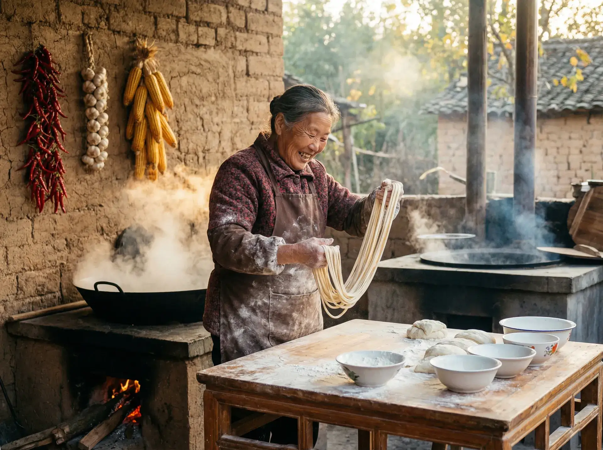 农家大嫂手擀面 - 法国悲情城市 乡村美食